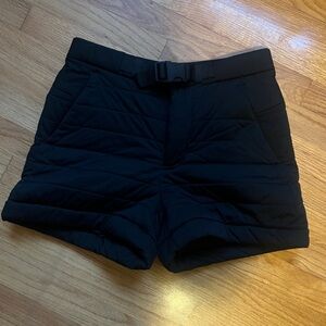Lululemon Women's Black Quilted Shorts
